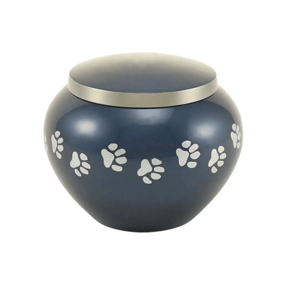 Odyssey® Paw Moonlight Blue Pet Urn