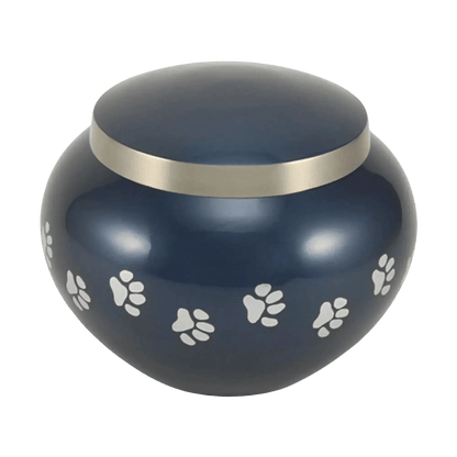 Odyssey® Paw Moonlight Blue Pet Urn