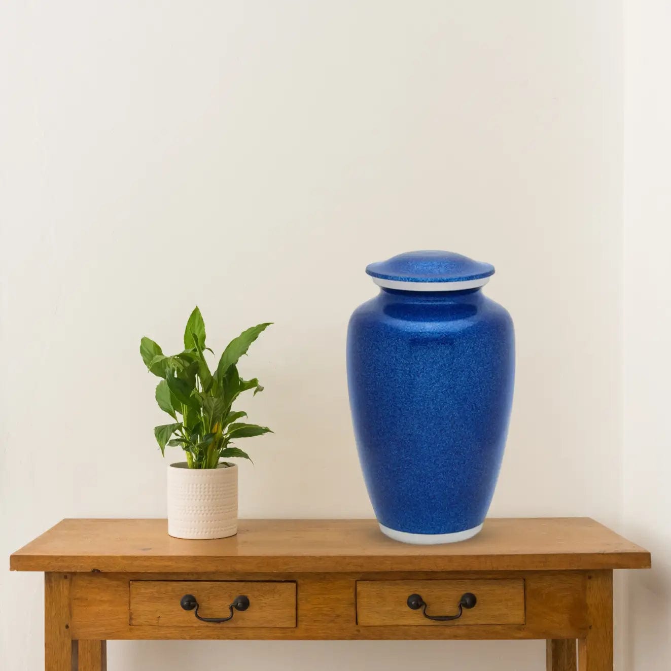 Load image into Gallery viewer, Solid Color Urn - Blue Pearl
