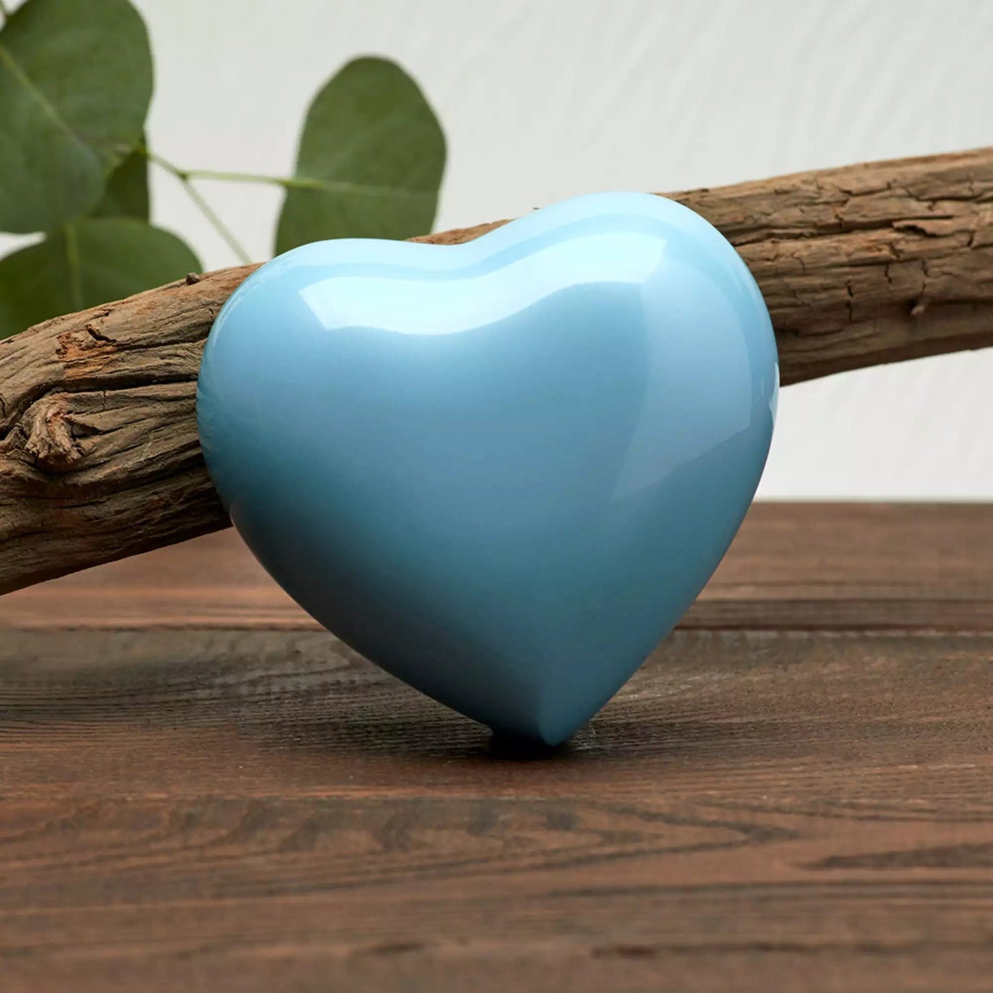 Arielle Heart Pearl Blue Infant Urn