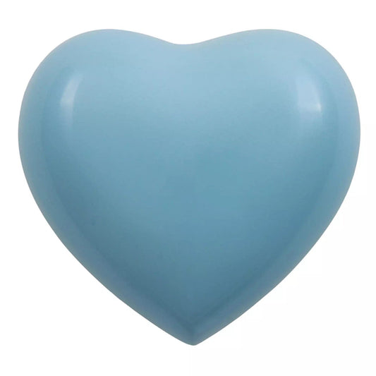 Arielle Heart Pearl Blue Infant Urn
