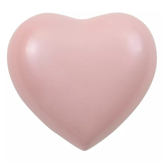 Arielle Heart Pearl Pink Infant Urn