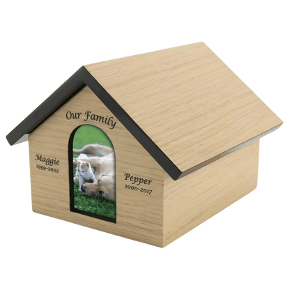 Pet House Tan Pet Urn