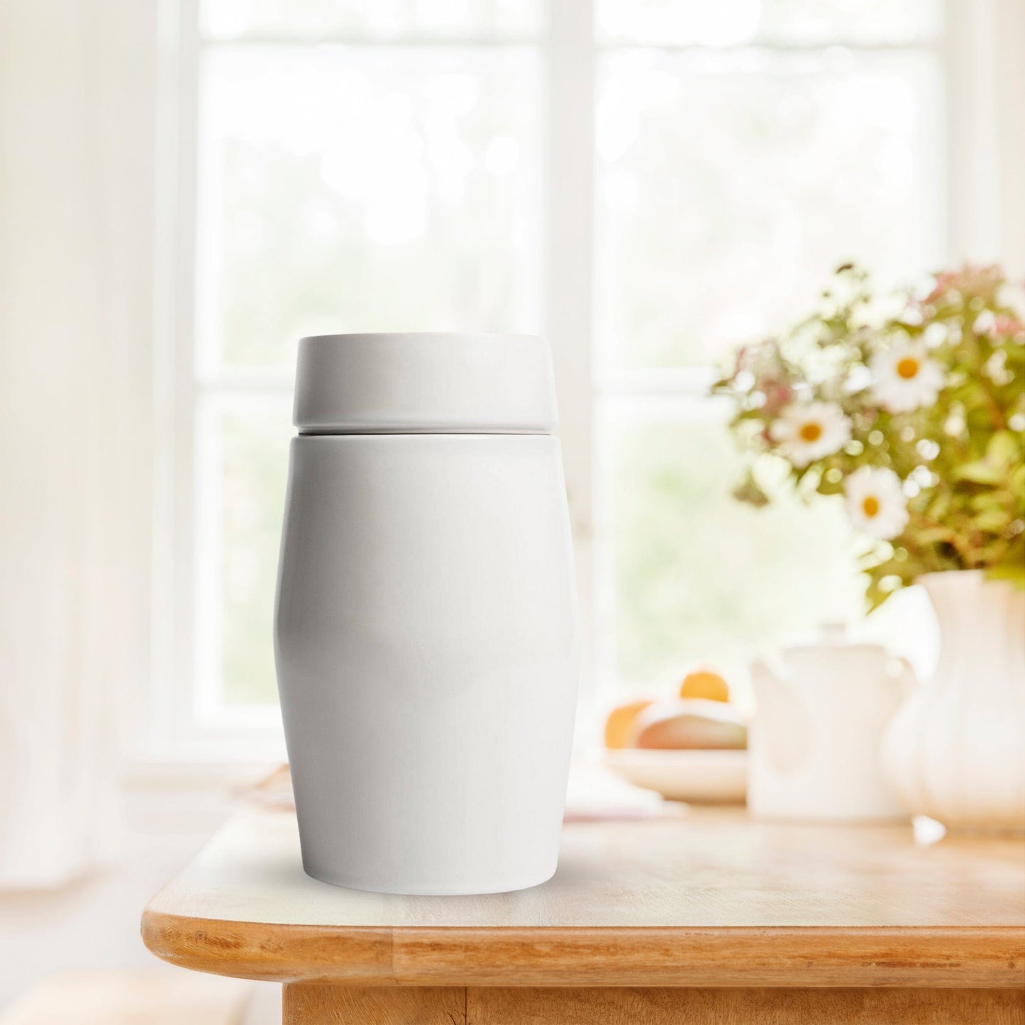 Epoch Ceramic Urn | Soft White Adult Urn