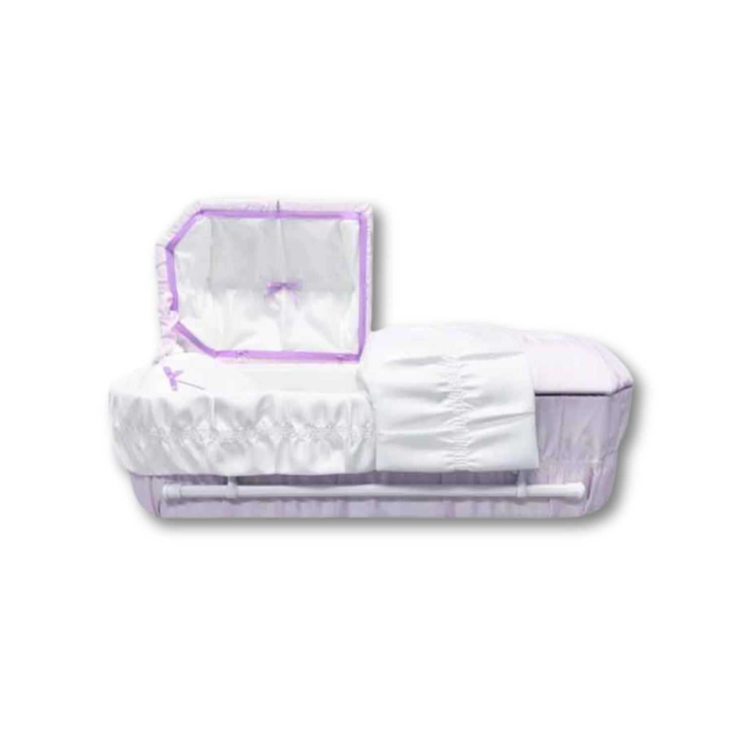 Starlight Cloth-Covered Wood Youth Casket | Lilac Crepe