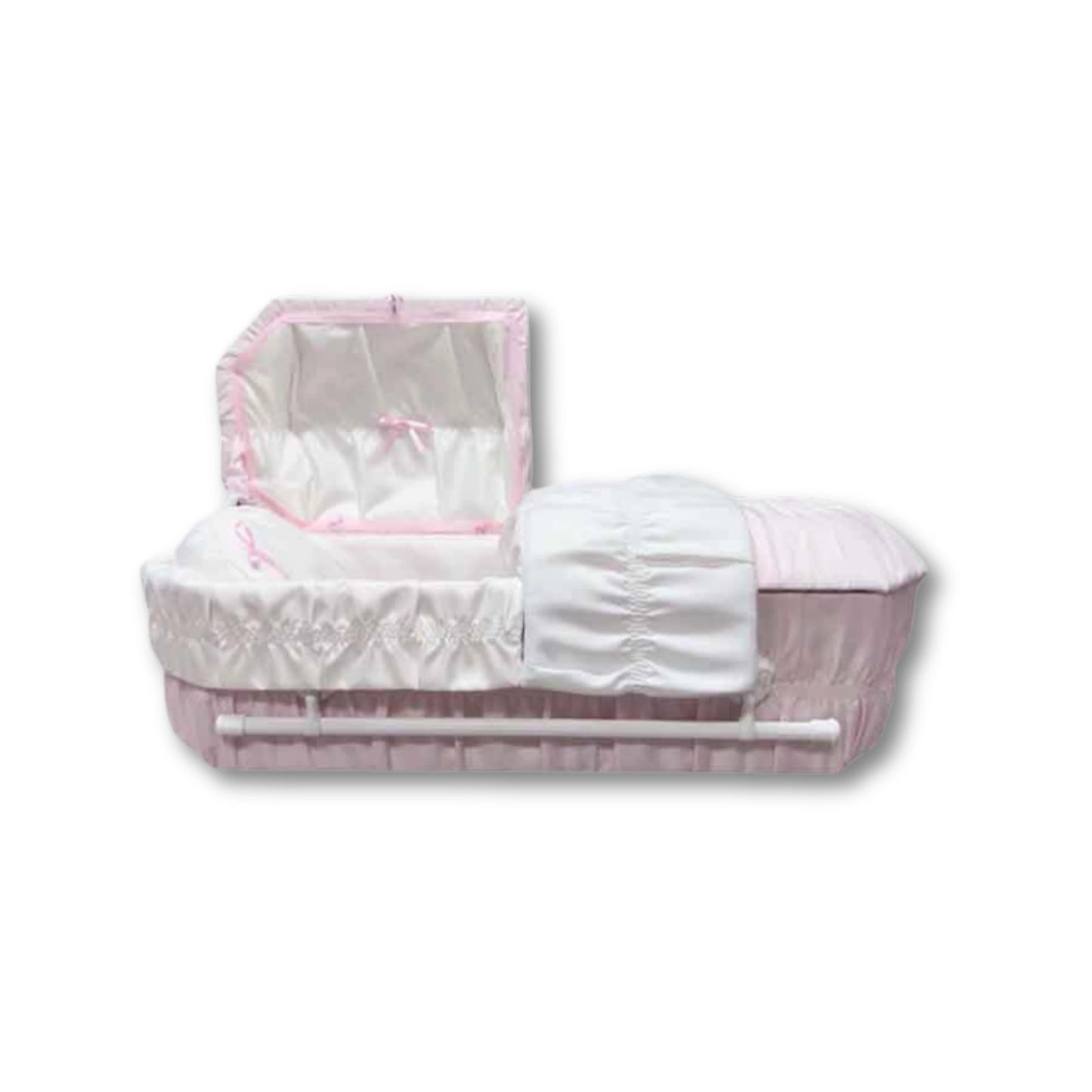 Starlight Cloth-Covered Wood Youth Casket | Pink Crepe