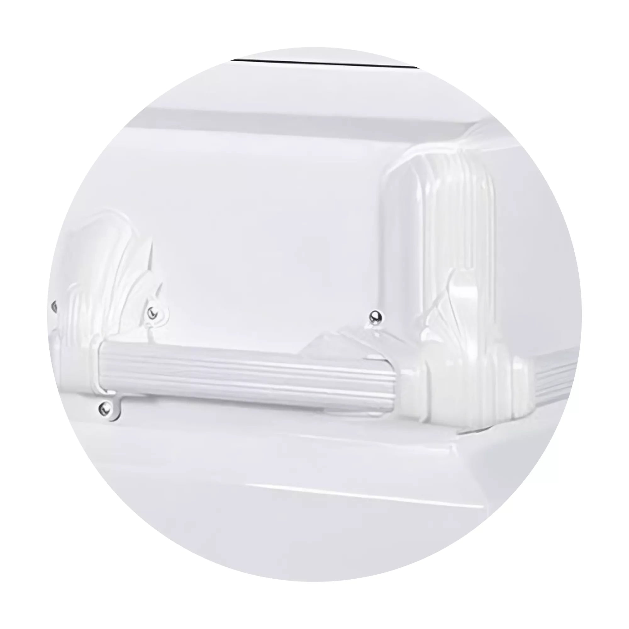 Andover Series | White Steel Casket with White Interior and White Hardware