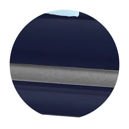 Jupiter XL | Dark Blue Steel Oversize Casket with Light Blue Interior | 28", 29", 33", 36"