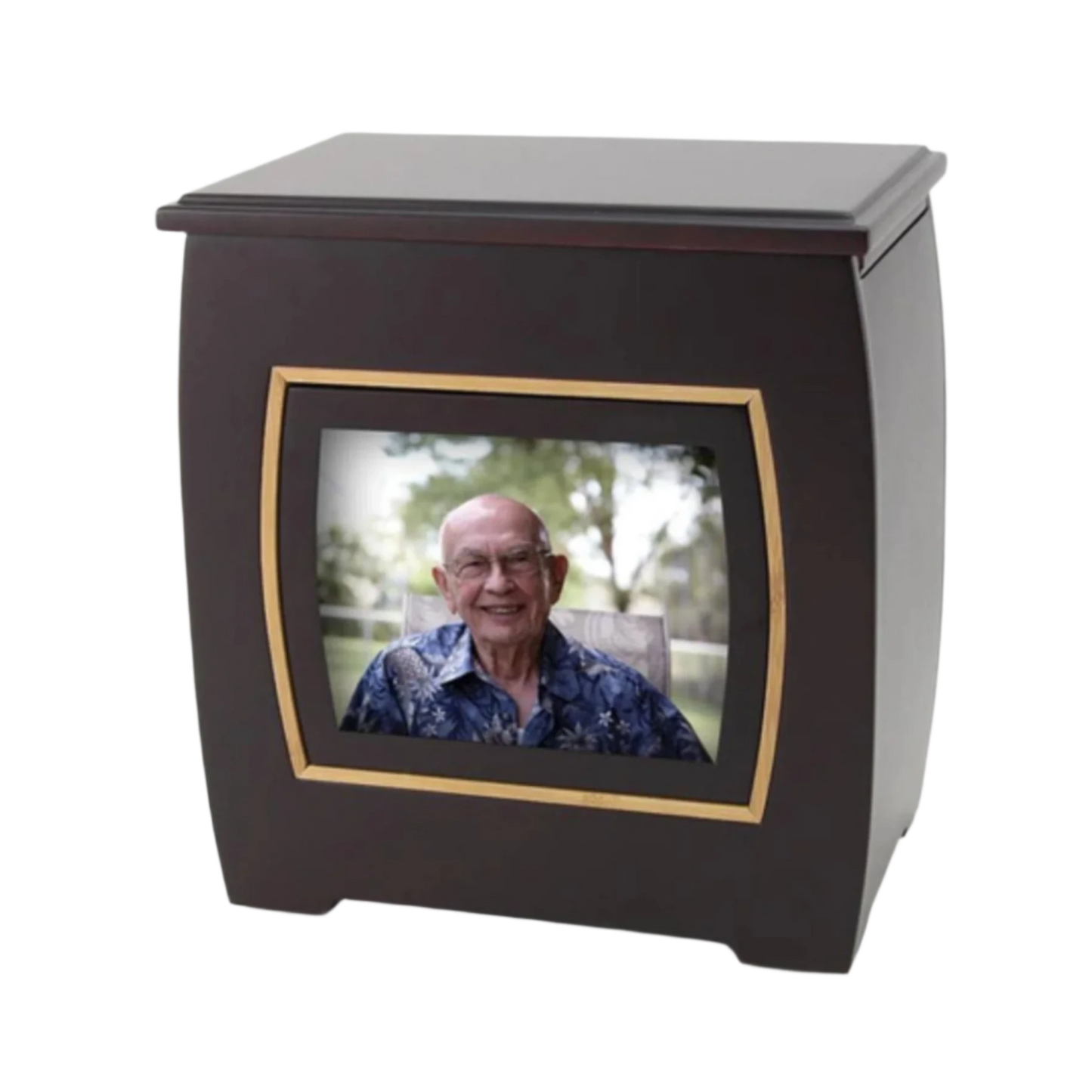 Modern Urn with Photo Frame