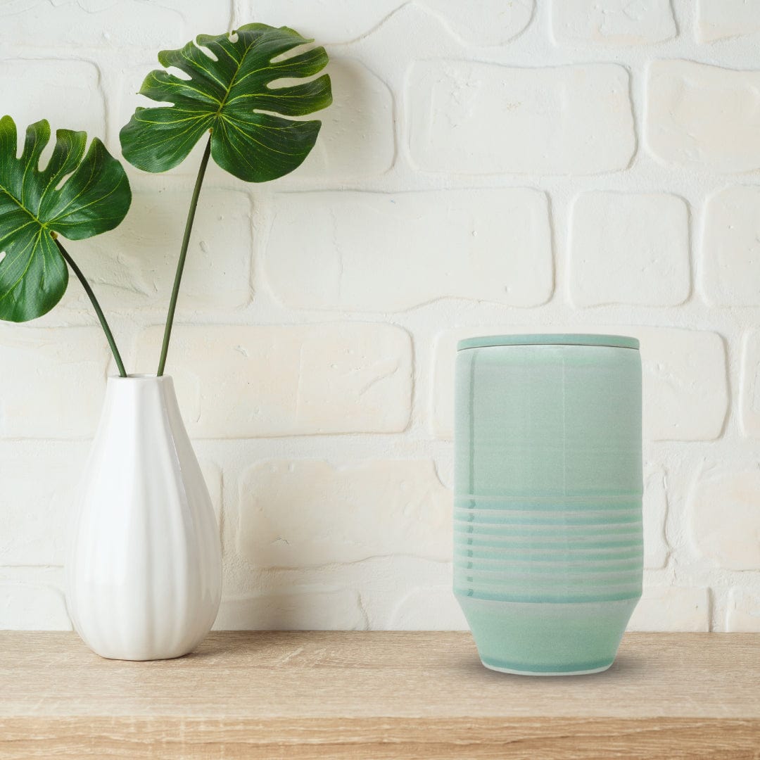 Solstice X Culp Pottery | Duality Celadon Adult Urn