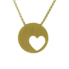 Bronze Eternity Heart Pendant