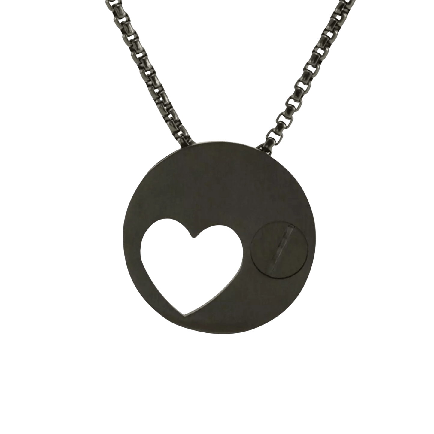 Slate Eternity Heart Pendant