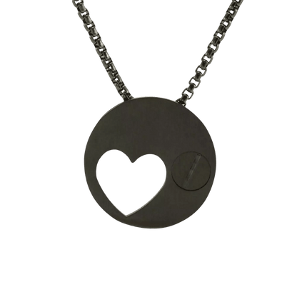 Slate Eternity Heart Pendant