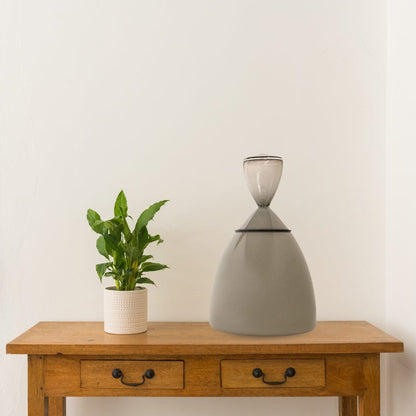 Solstice X Vitreluxe | Gray Halo Adult Urn