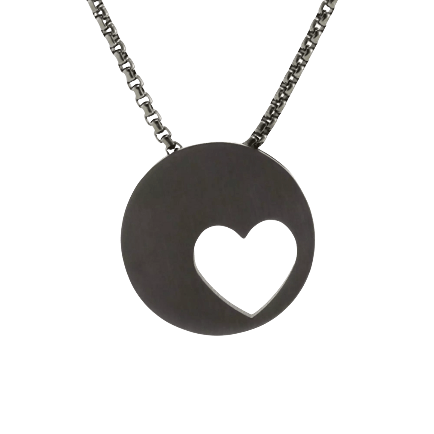 Slate Eternity Heart Pendant