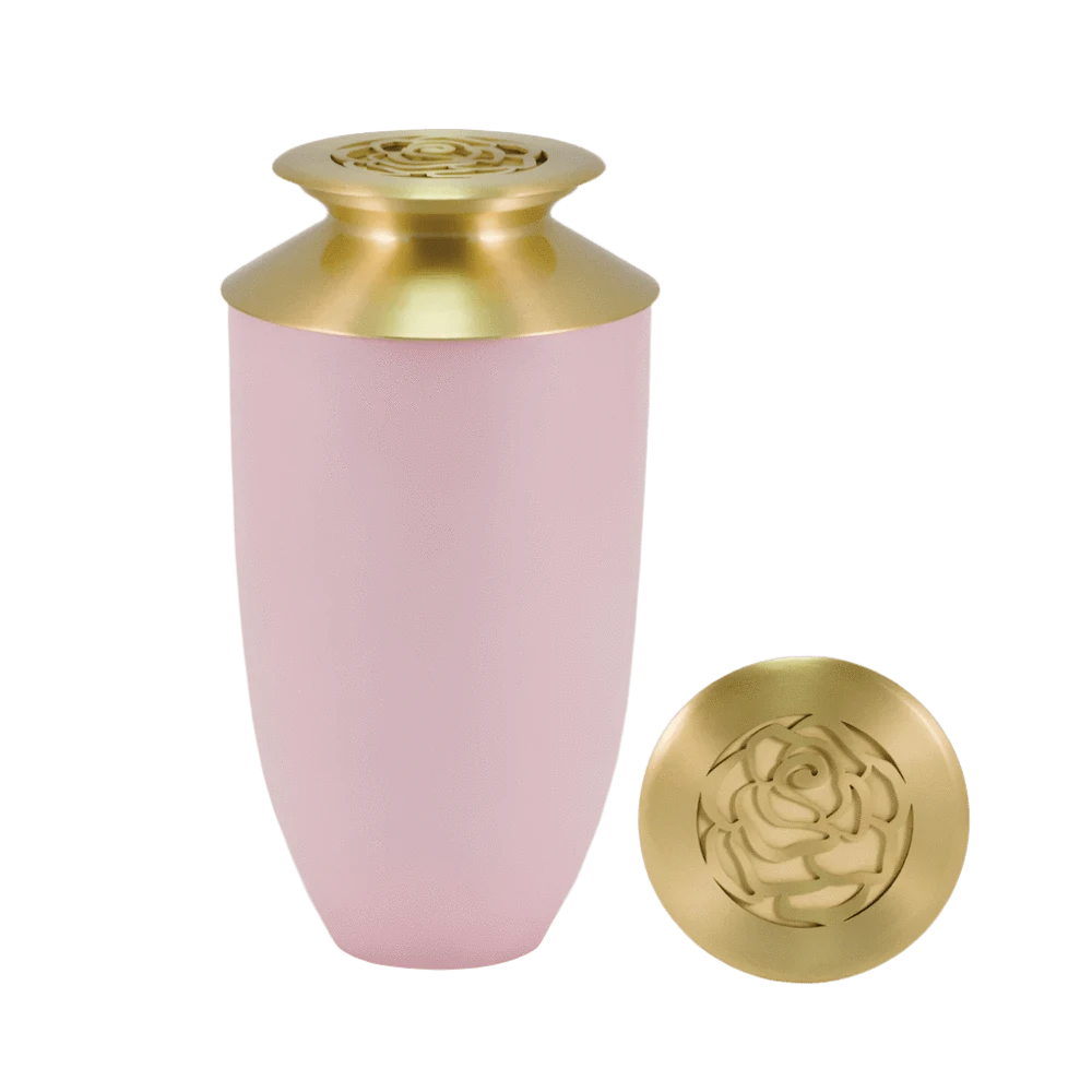 Cascade Scatter™ Monterey Rose – Large Adult Urn (Pink)