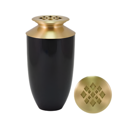 Cascade Scatter™ Monterey (Diamond) – Black Scattering Urn
