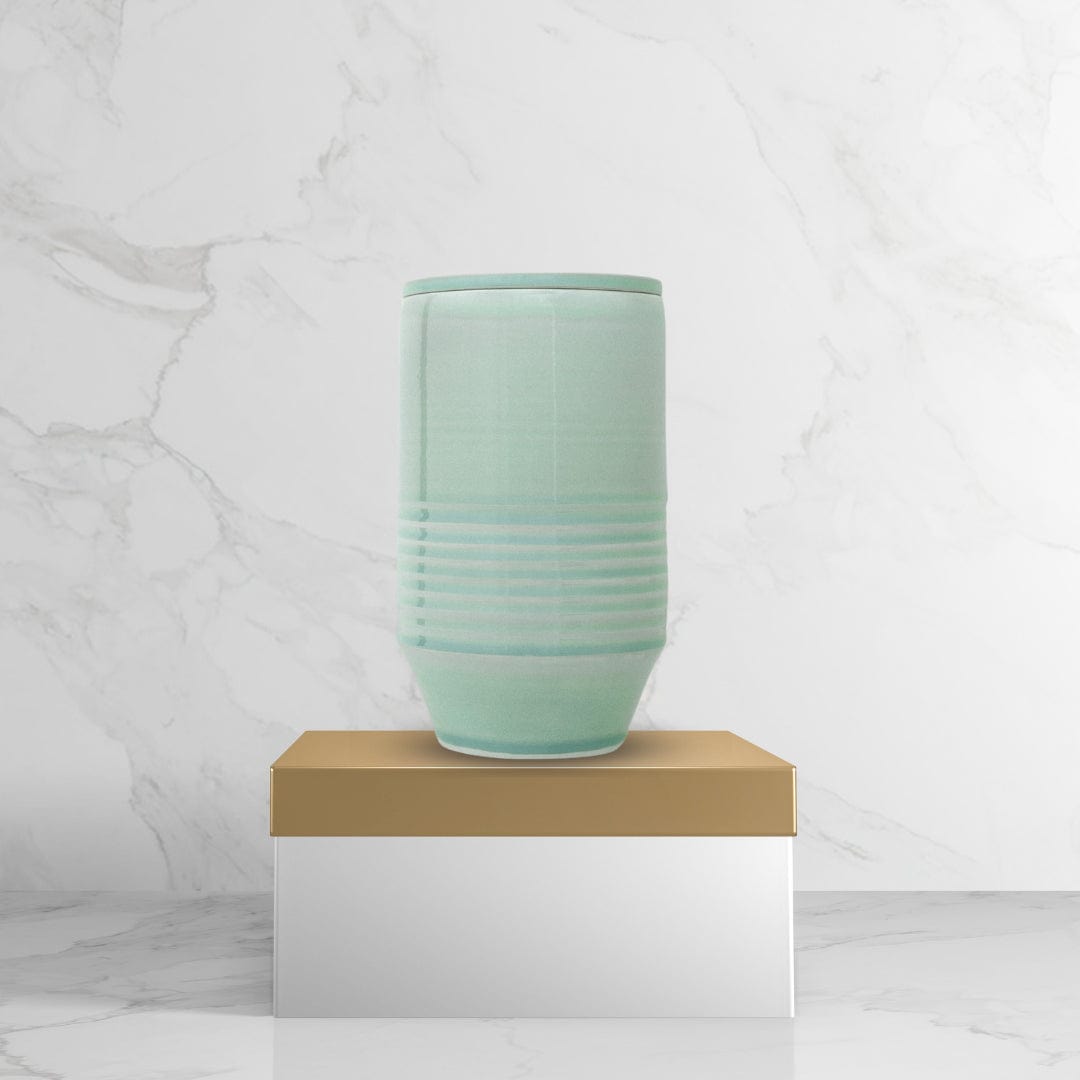 Solstice X Culp Pottery | Duality Celadon Adult Urn