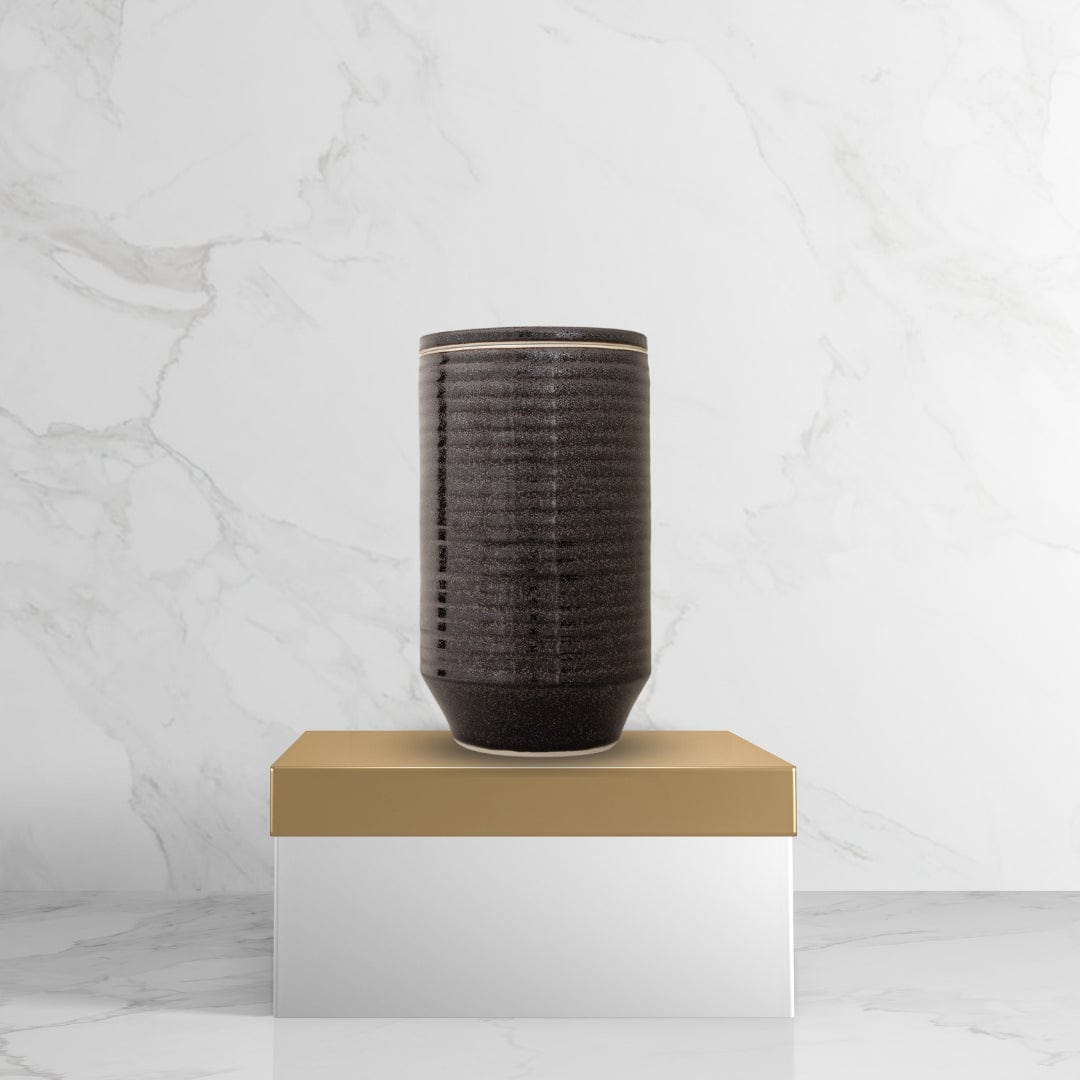 Solstice X Culp Pottery | Raya Black Adult Urn