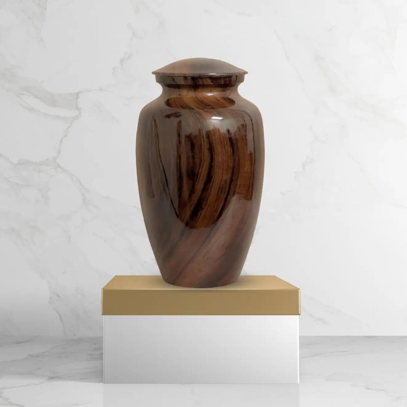 Load image into Gallery viewer, Hydro-Painted Urns - Brazilian Rosewood
