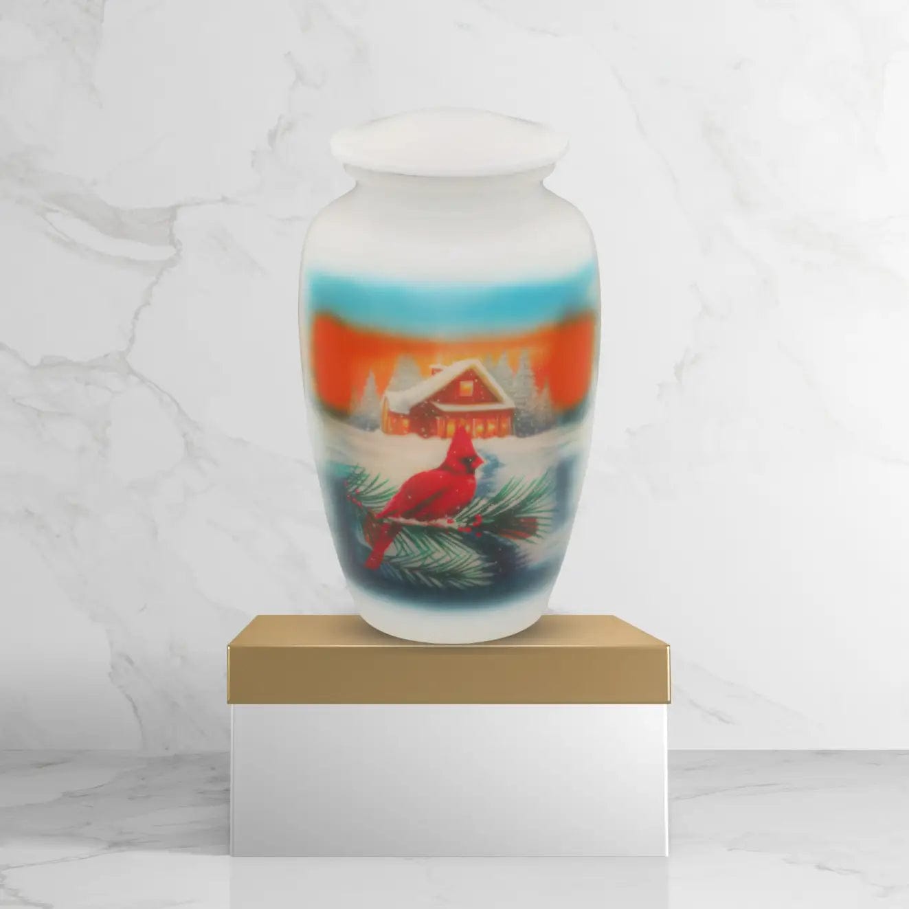 Load image into Gallery viewer, Artist Urn - Cardinal

