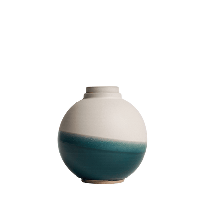 Solstice X Terra Noir |  Soft White With Blue Moon Keepsake Urn