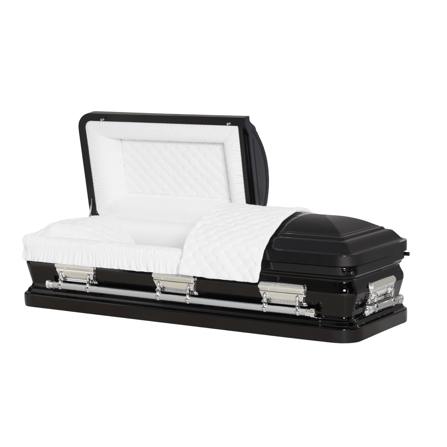 Adams Series | Black Steel Casket