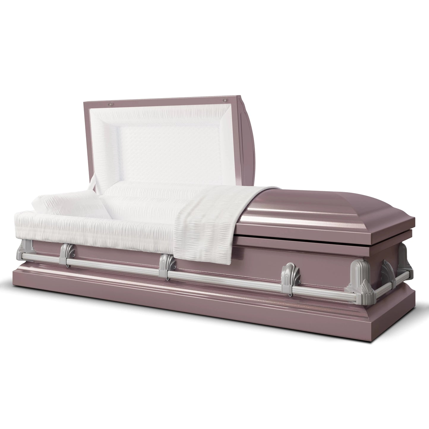 Andover Series | Orchid Steel Casket with White Interior