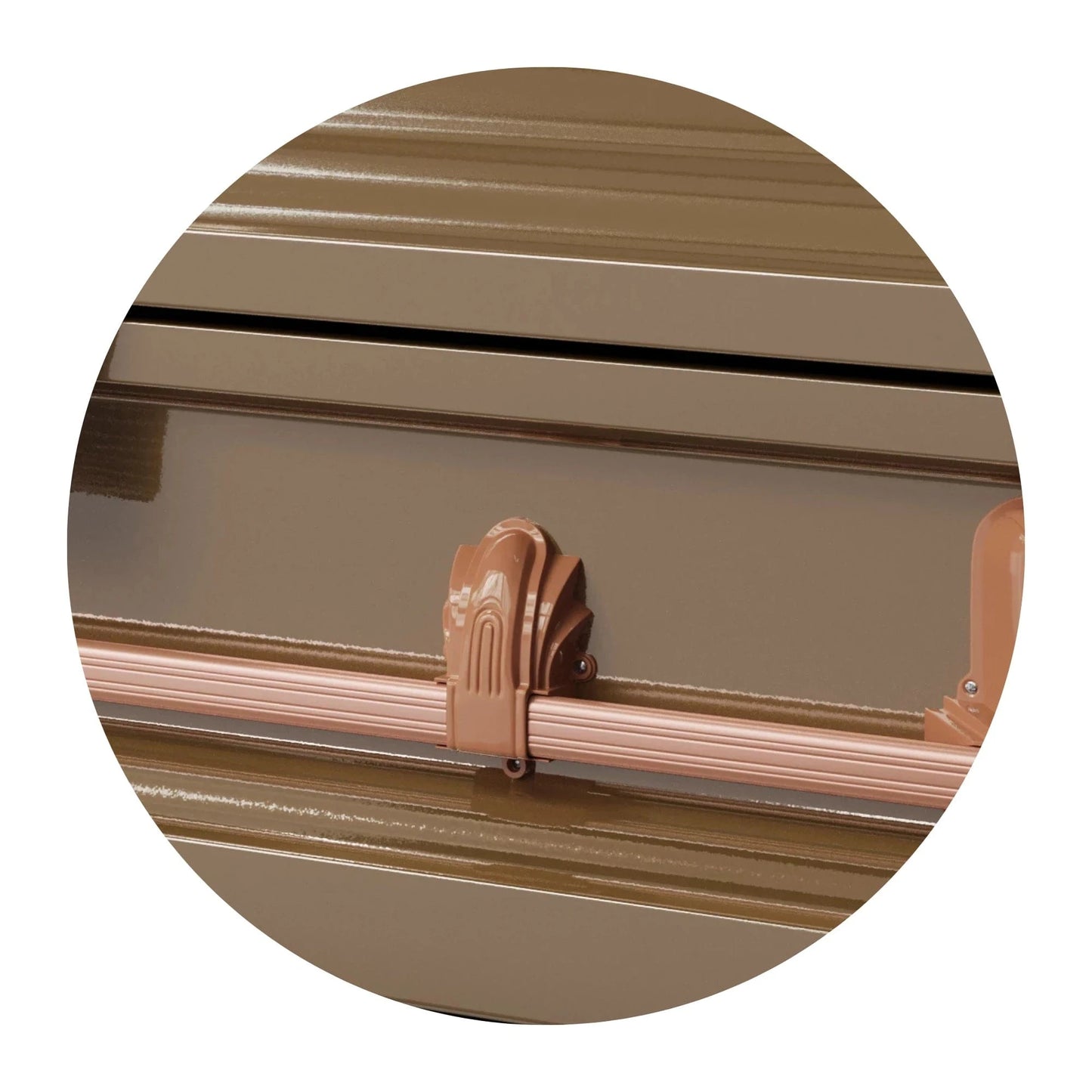 Andover Series | Copper Steel Casket with Rosetan Interior