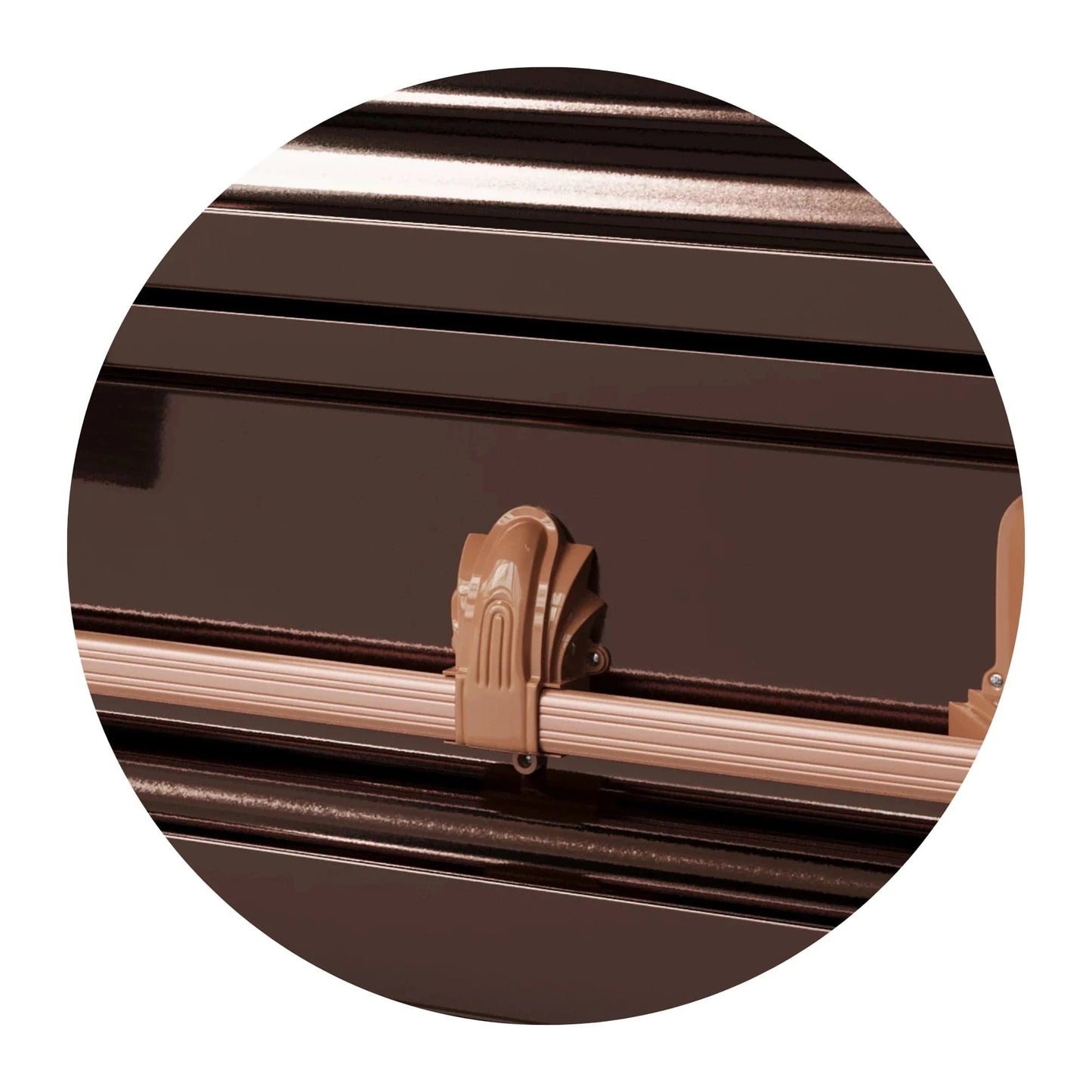 Andover Series | Bronze Steel Casket with Rosetan Interior