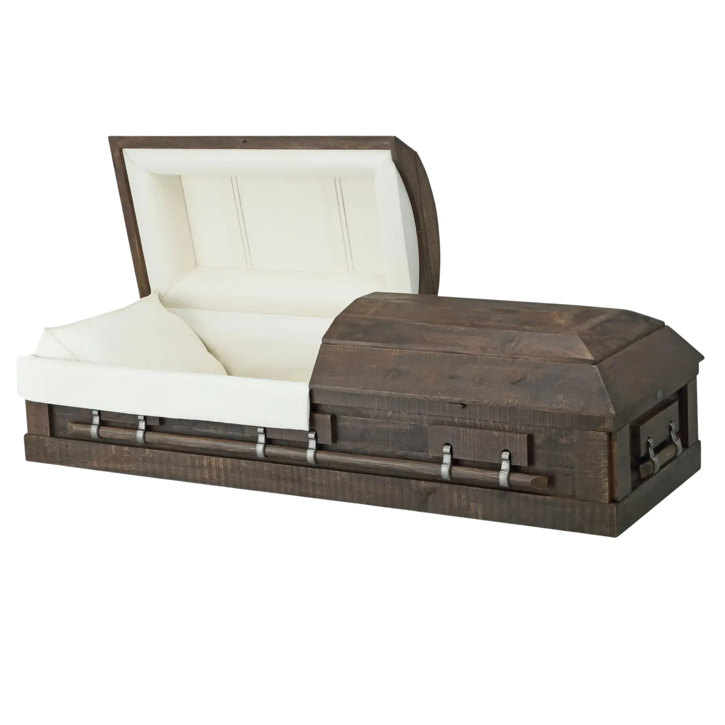 Beckett (Oak) | Oak Casket with Barnwood Finish