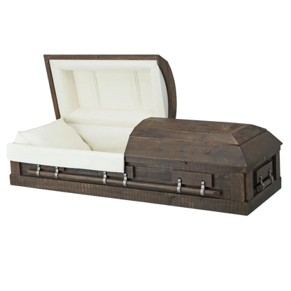 Beckett (Oak) | Oak Casket with Barnwood Finish