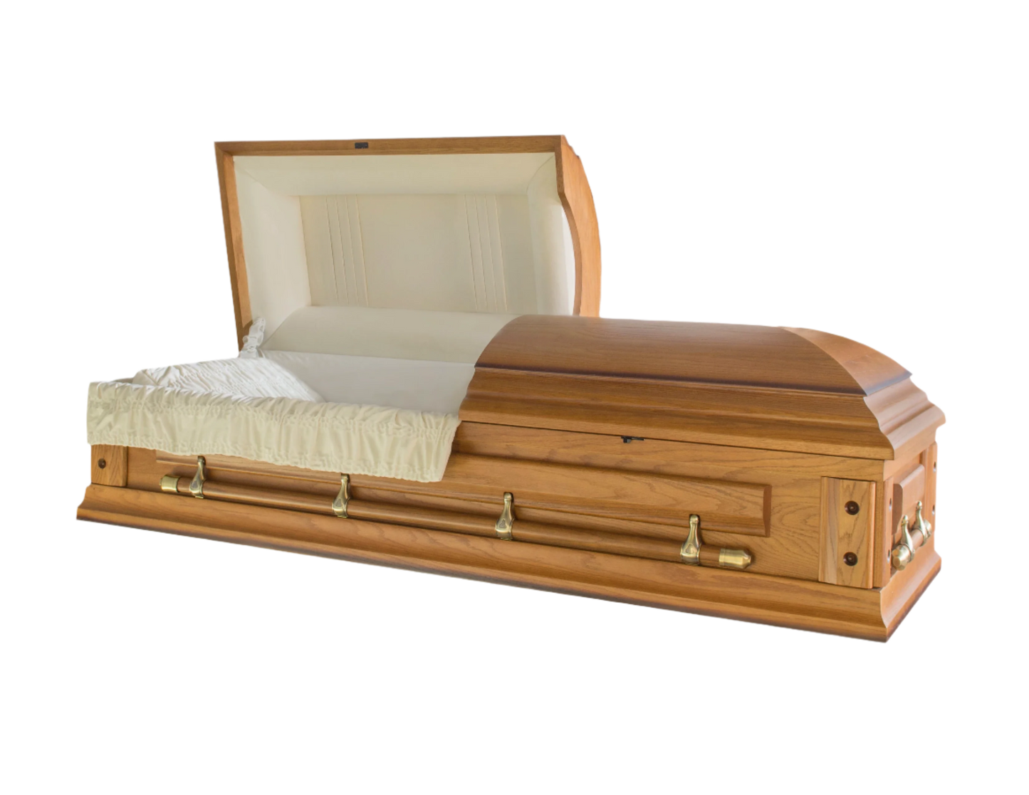 Bayfield (Solid Oak) | Oak Wood Casket with Satin Finish