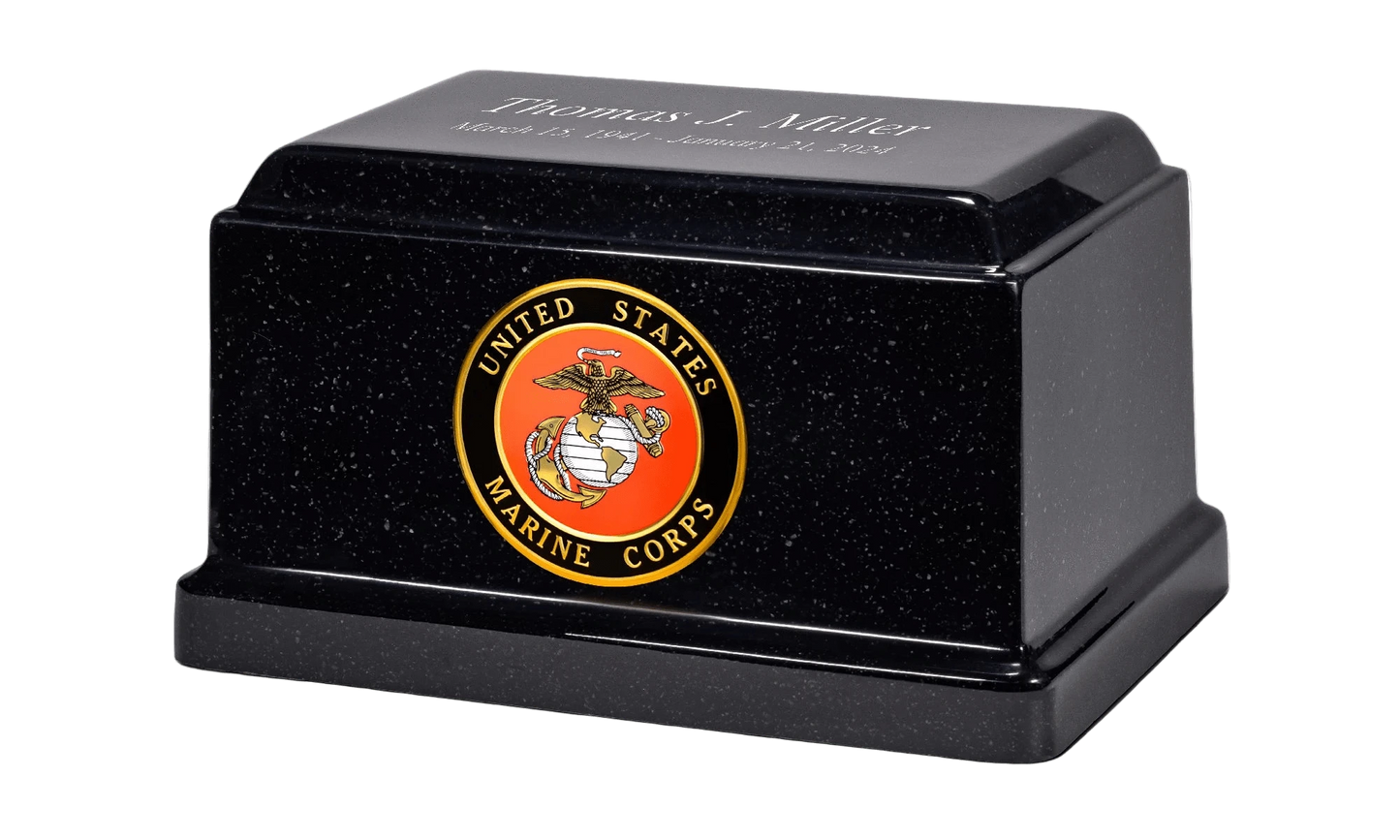 Omega Granite Military Urn | Marines