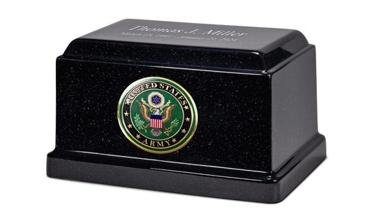 Omega Granite Military Urn | US Army