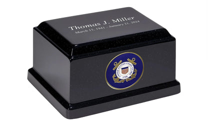 Omega Granite Military Urn | US Coast Guard
