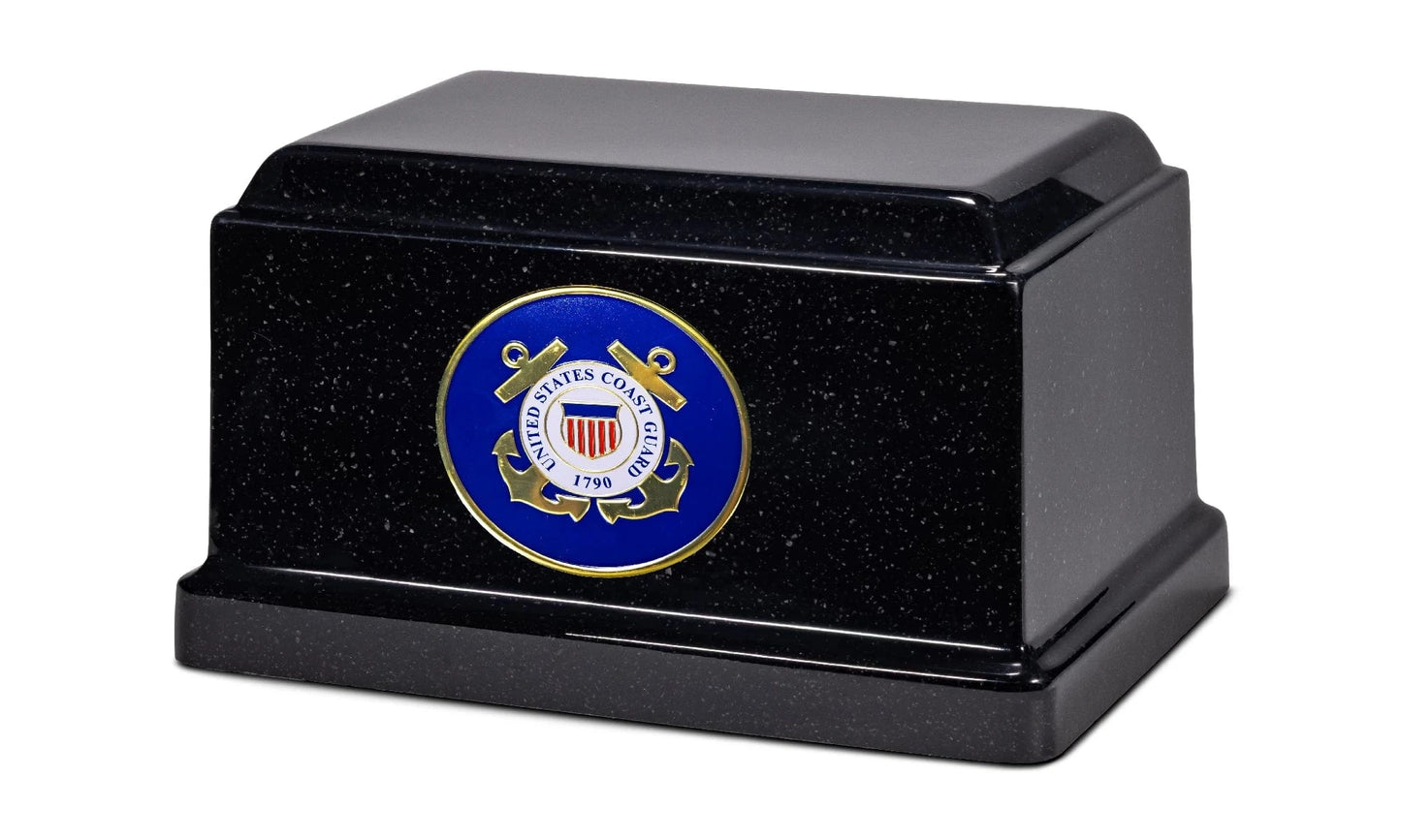 Omega Granite Military Urn | US Coast Guard