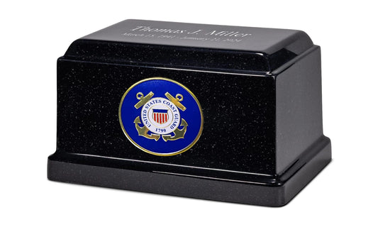 Omega Granite Military Urn | US Coast Guard