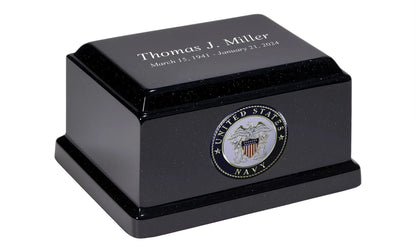 Omega Granite Military Urn | US Navy