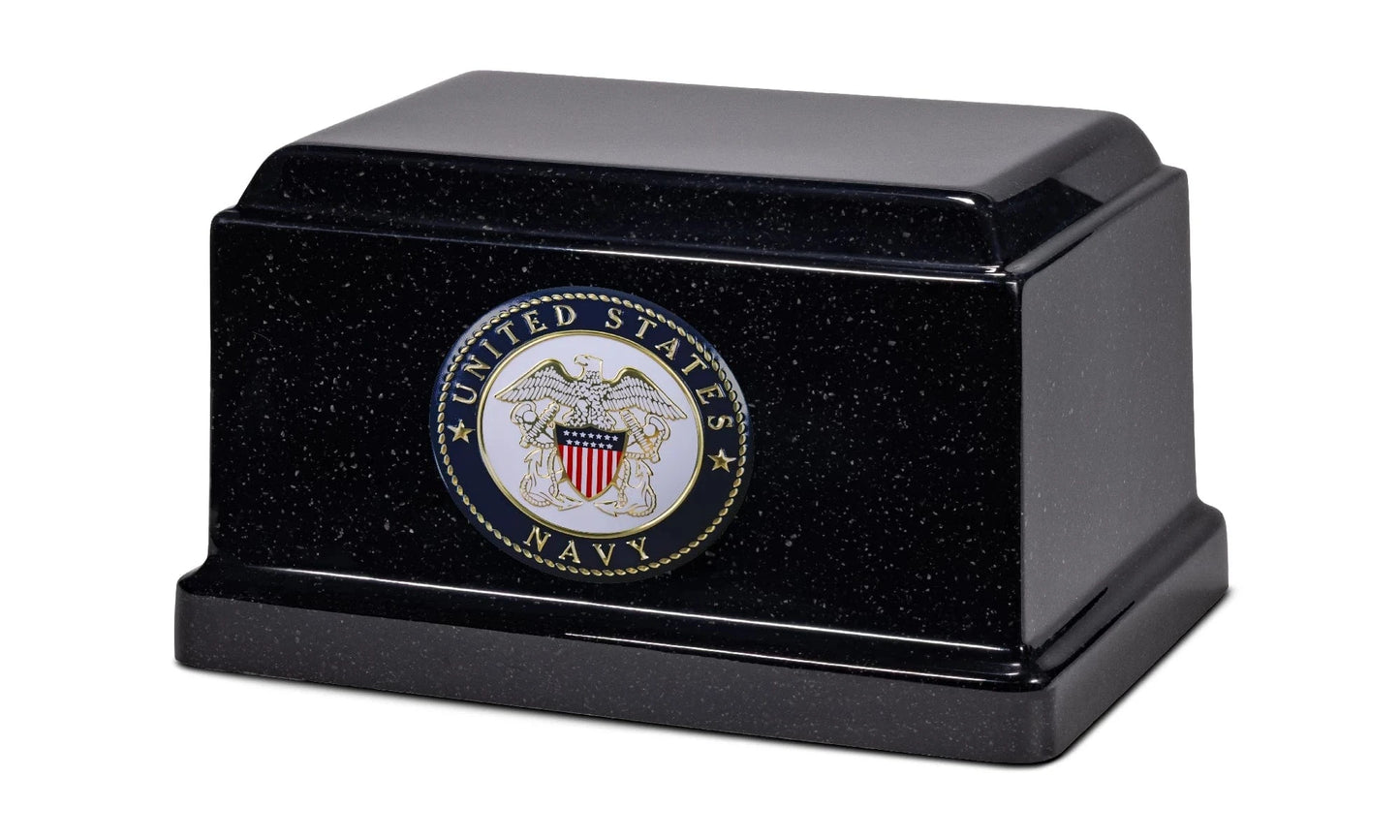 Omega Granite Military Urn | US Navy