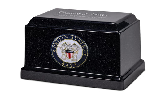 Omega Granite Military Urn | US Navy