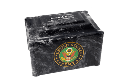 Military Marble Cremation Urn | US Army
