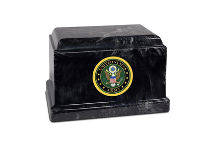 Sentinel Military Marble Cremation Urn | US Army