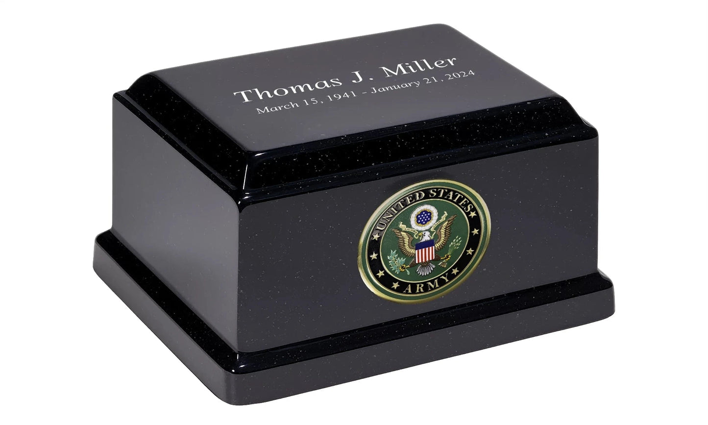 Omega Granite Military Urn | US Army