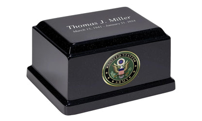 Omega Granite Military Urn | US Army