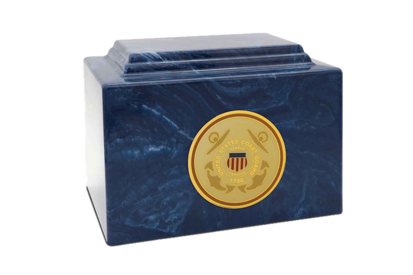 Military Marble Cremation Urn | US Coast Guard