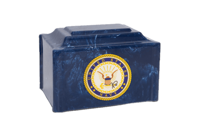 Military Marble Cremation Urn | US Navy