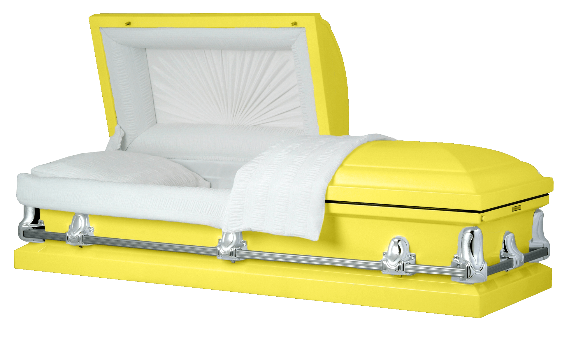 Titan Orion Series Bright Yellow Steel Casket (Coffin)- Buy for $1,499 ...