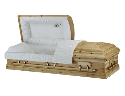 Burlingford (Pine) | Pine Casket with Satin Finish