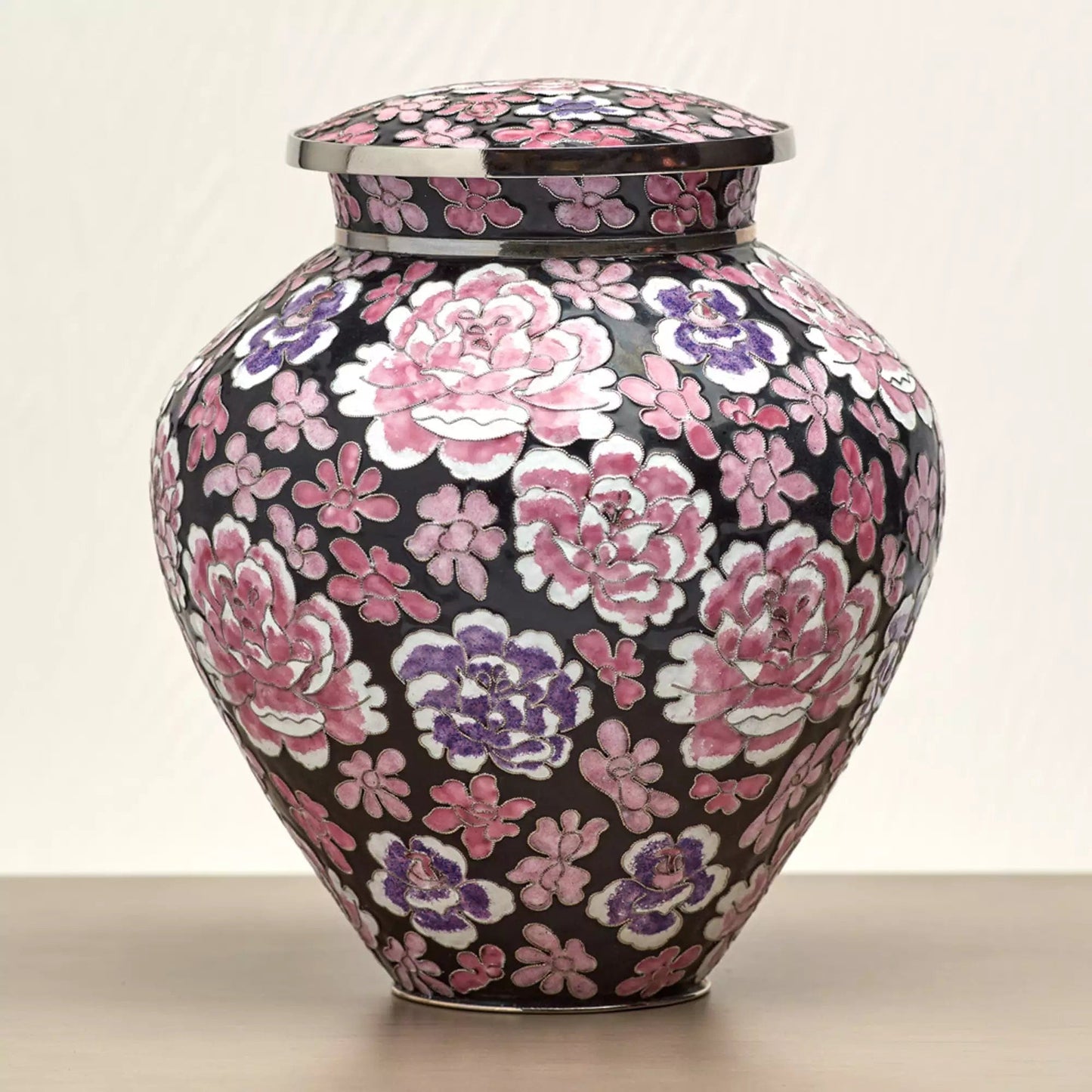 Filigree™ Floral Pink Large Adult Urn